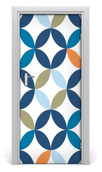 Adesivo per porta Sfondo geometrico 75x205 cm
