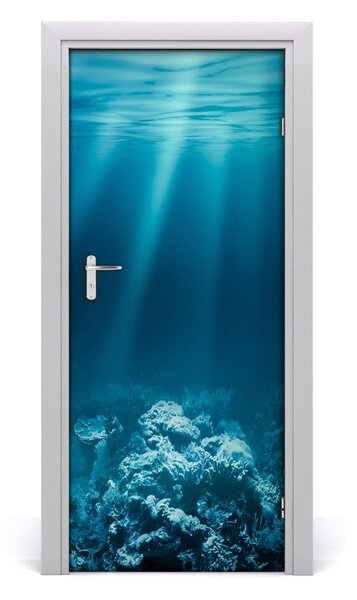 Sticker porta Mondo sott'acqua 75x205 cm