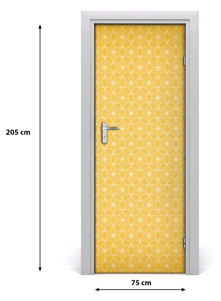 Adesivo per porta Stelle 75x205 cm