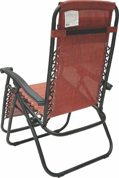 Galileo Sdraio da Giardino Pieghevole con Poggiagambe Cuscino Poggiatesta Schienale Reclinabile in Metallo/Tessuto Dimensioni 65x90x108 cm colore R