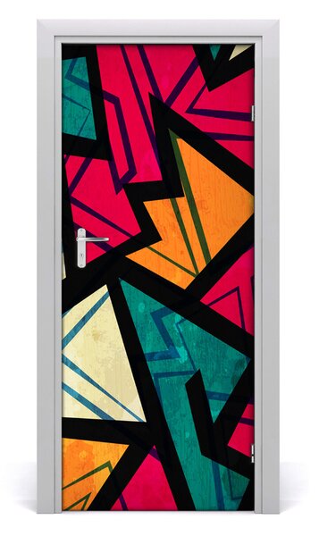 Adesivo per porta Sfondo geometrico 75x205 cm