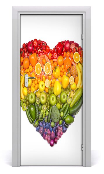 Rivestimento Per Porta Cuore di frutta 75x205 cm