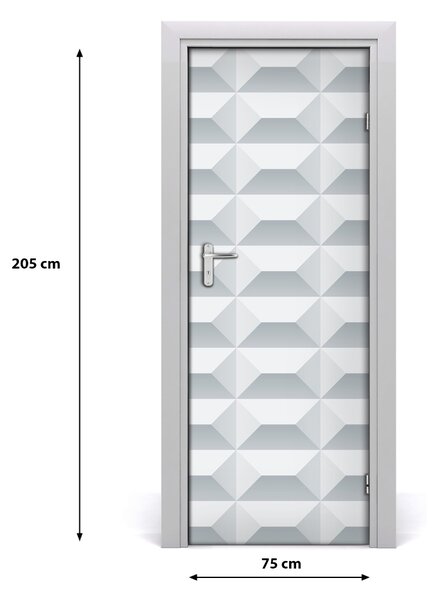 Adesivo per porta Sfondo geometrico 75x205 cm