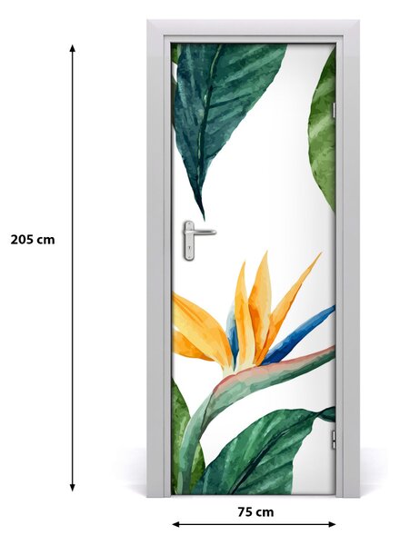 Adesivo per porta Royal Street 75x205 cm