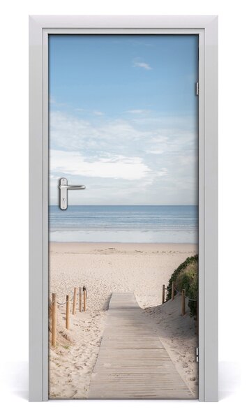 Sticker porta Sentiero per la spiaggia 75x205 cm