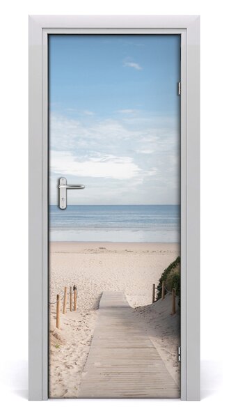 Sticker porta Sentiero per la spiaggia 75x205 cm