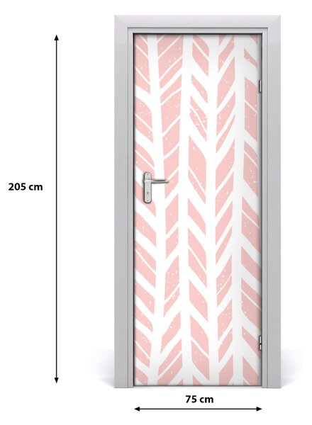 Adesivo per porta interna Pattern Flankeet 75x205 cm