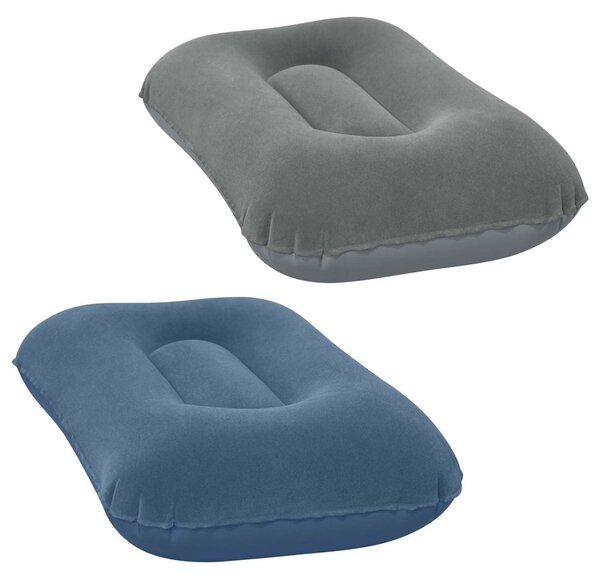 Cuscino gonfiabile in velluto 42 x 26 cm Bestway 67121 grigio
