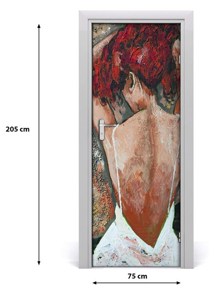 Sticker porta Donna 75x205 cm