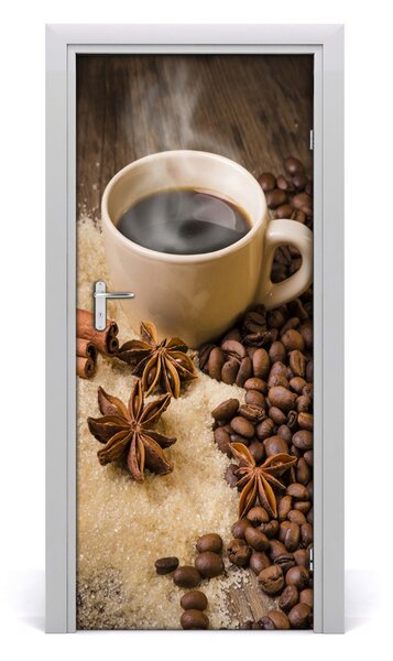 Rivestimento Per Porta tazza di caff? 75x205 cm