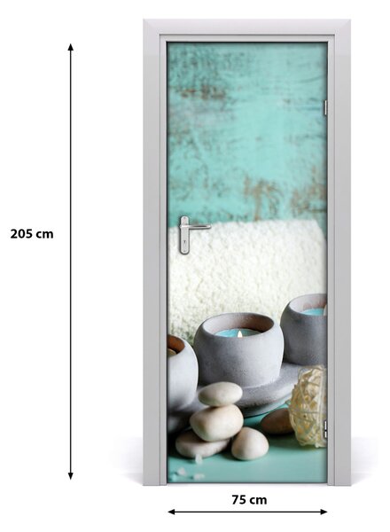 Adesivo per porta interna Candela 75x205 cm