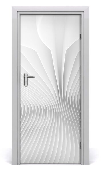 Adesivo per porta interna Linee di astrazione 75x205 cm