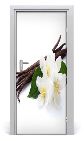 Adesivo per porta interna Jasmine e vaniglia 75x205 cm