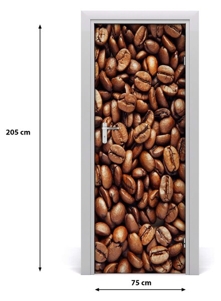 Rivestimento Per Porta Chicchi di caff? 75x205 cm
