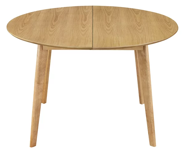 Tavolo da pranzo design rotondo allungabile quercia L120-150 LEENA