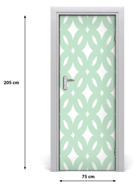 Poster adesivo per porta Sfondo geometrico 75x205 cm