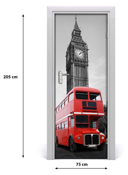 Rivestimento Per Porta Autobus di Londra 75x205 cm