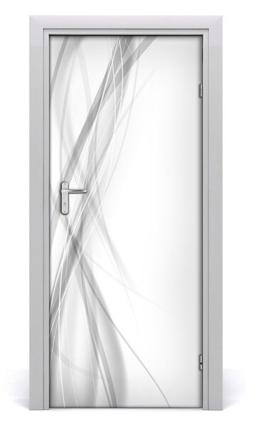 Adesivo per porta Astrazione d'onda 75x205 cm