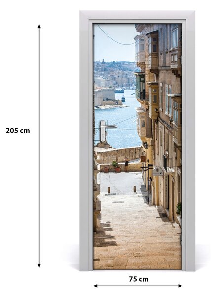 Rivestimento Per Porta Strade a Malta 75x205 cm