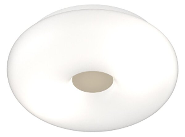 Plafoniera vetro soffiato bianco top light benny 1217 plg e27 led - Top Light