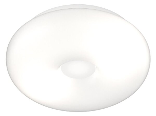 Plafoniera vetro soffiato bianco top light benny 1217 plg e27 led - Top Light