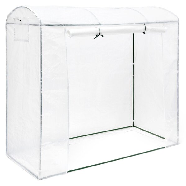 Serra per pomodori Relaxdays TAMARA XL, tetto arrotondato, grande, resistente ai raggi UV, serra da semina, serra per pomodori 170x200x82 cm, trasparente