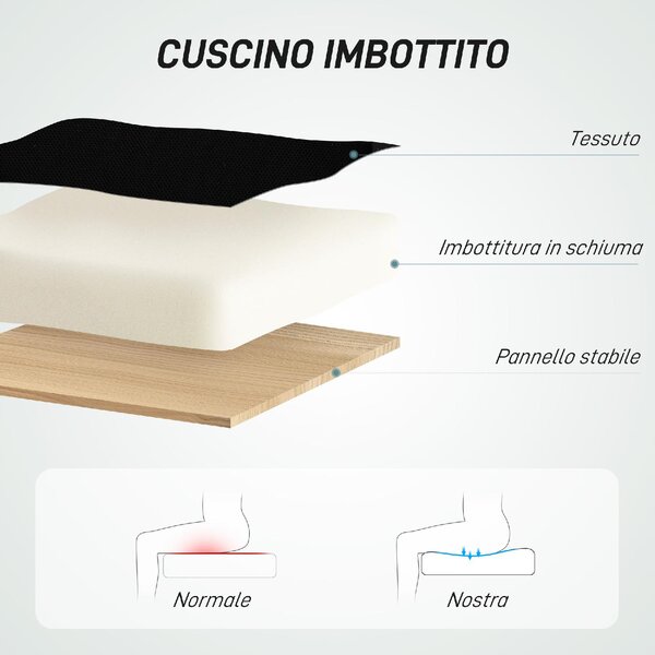 Icon Space Sedia da Ufficio con Ruote e Braccioli in Tessuto Mesh colore Nero