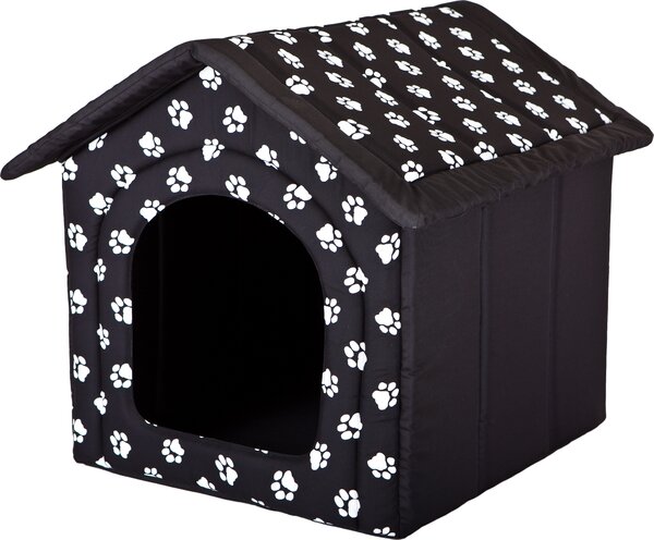 Cuccia per cani cuccia per cani letto per cani casa per gatti grotta letto per animali XL - 60x55 cm nero con zampe