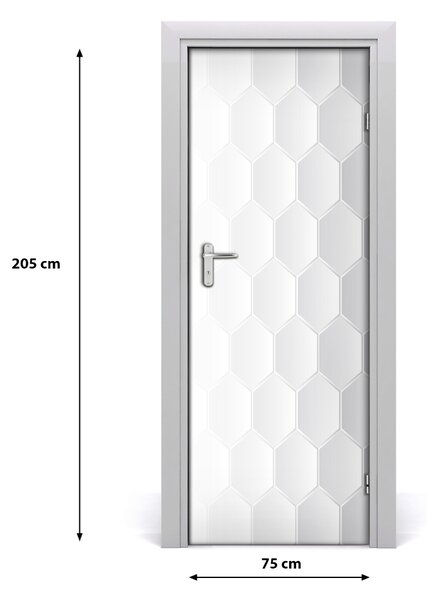 Adesivo per porta Sfondo geometrico 75x205 cm