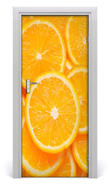Rivestimento Per Porta Fette di arancione 75x205 cm