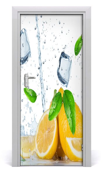 Rivestimento Per Porta Limone e ghiaccio 75x205 cm