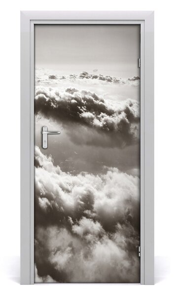 Adesivo per porta Volo sulle nuvole 75x205 cm