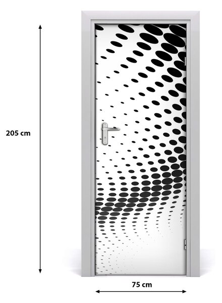 Sticker porta Sfondo geometrico 75x205 cm