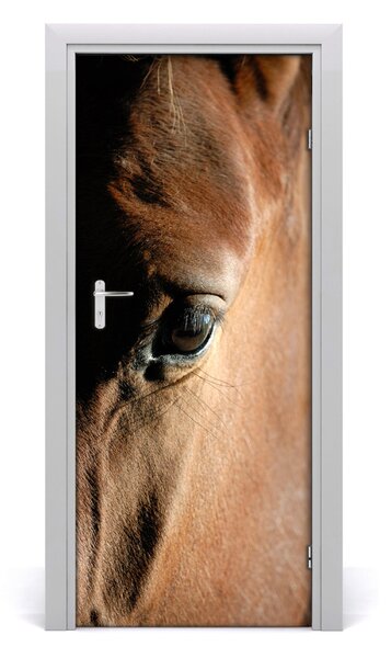 Adesivo per porta interna Cavallo 75x205 cm