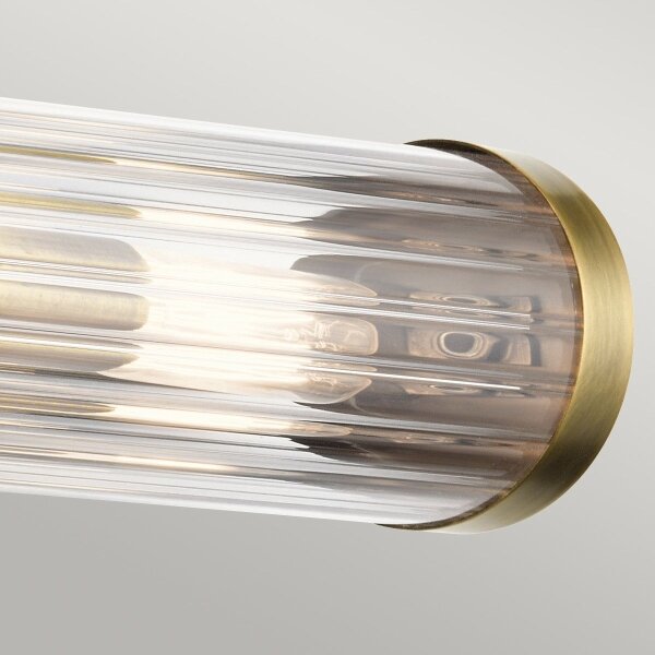 Quintiesse QN-AZORES2-NBR -Applique da bagno AZORES 2xE14/40W/230V IP44 dorata