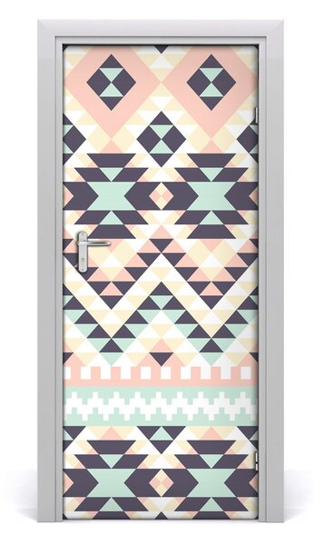Adesivo per porta interna Origine etnica 75x205 cm