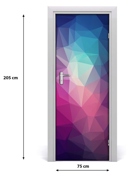 Adesivo per porta interna Sfondo di astrazione 75x205 cm