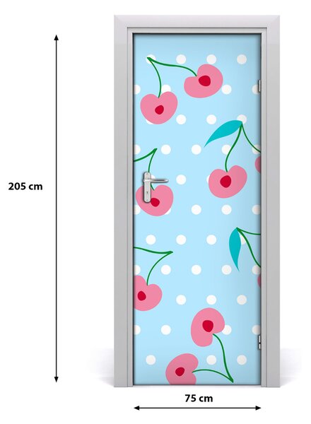 Sticker porta Ciliegia 75x205 cm