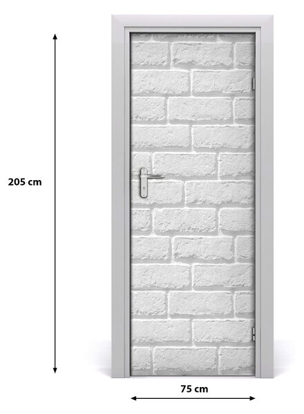 Poster adesivo per porta Muro di mattoni 75x205 cm