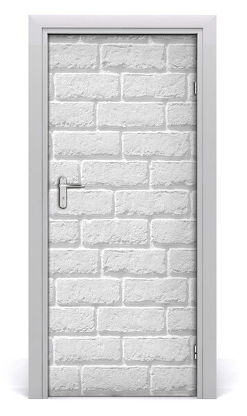 Poster adesivo per porta Muro di mattoni 75x205 cm