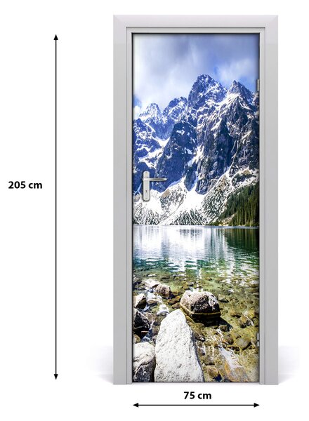 Sticker porta Morskie Oko Tatry 75x205 cm