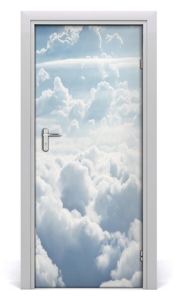 Adesivo per porta Volo sulle nuvole 75x205 cm