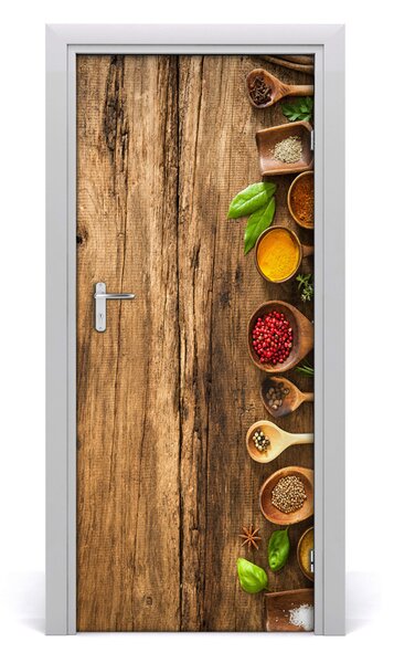 Sticker porta Spezie colorate 75x205 cm