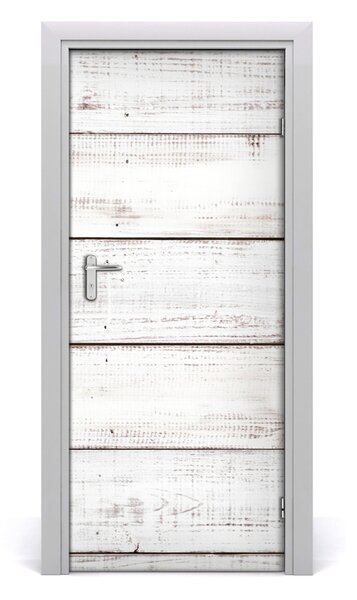 Adesivo per porta Muro di legno 75x205 cm