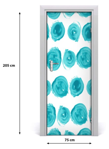 Adesivo per porta punto a casa 75x205 cm
