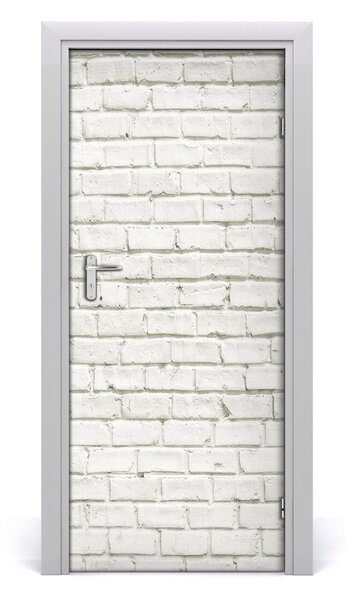 Adesivo per porta interna Muro di mattoni 75x205 cm