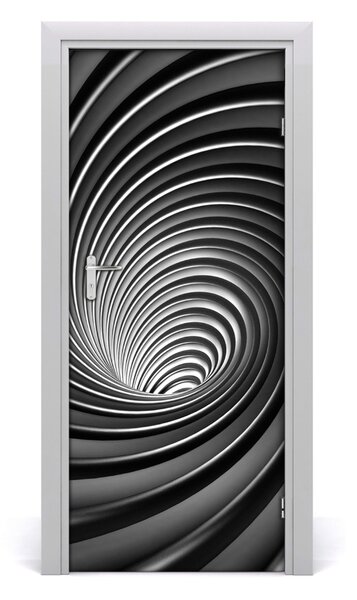 Sticker porta Vortex di astrazione 75x205 cm