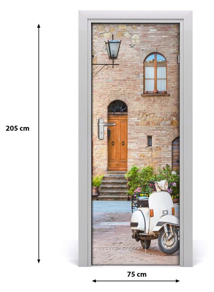 Rivestimento Per Porta Strade italiane 75x205 cm