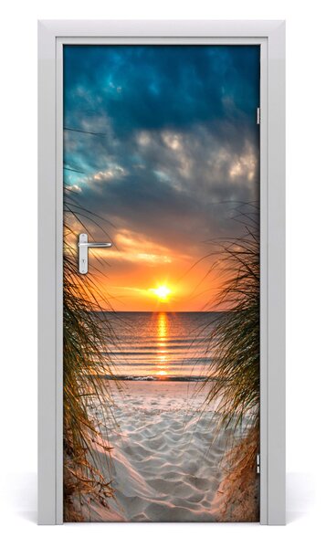 Adesivo per porta interna Sunset Mare 75x205 cm