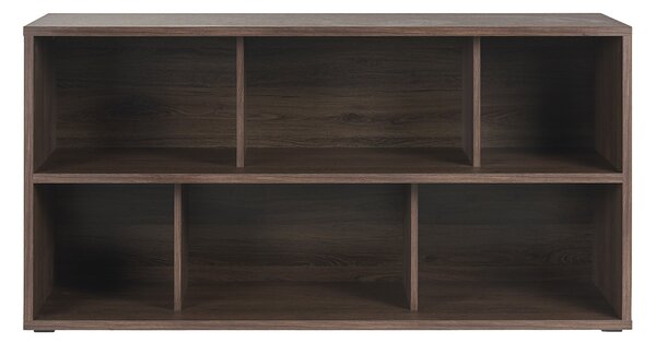 Libreria bassa finitura legno scuro noce L140 cm EPURE